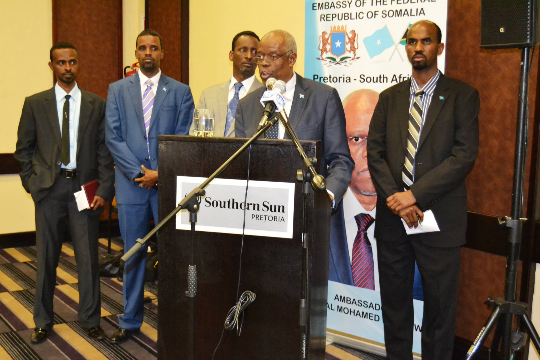 DANJIRE JAMAAL BARROW OO MUNAASABAD SOODHAWEYN AH LOOGU SAMEEYAY MAGAALADA PRETORIA EE DALKA KOONFUR AFRIKA.
