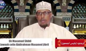 “Cabdiraxmaan Jibriilow, Maxaa Keenay Inaad Tidhaa Gaaladu Jannaday Galayaan, Ducadoodana Waa La Aqbalayaa?” Sh.Shibli_Muuqaal